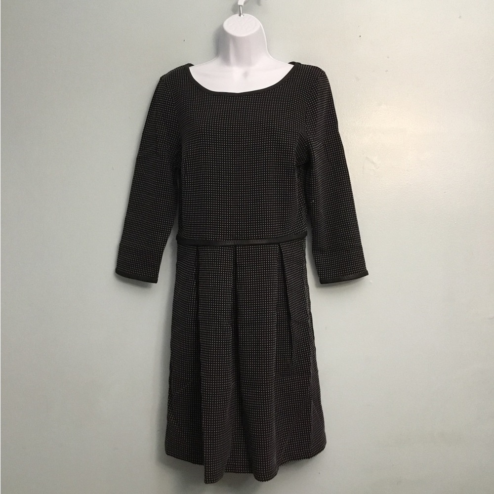 Max Studio Black and White Long Sleeve Dress - Picture 15 of 15